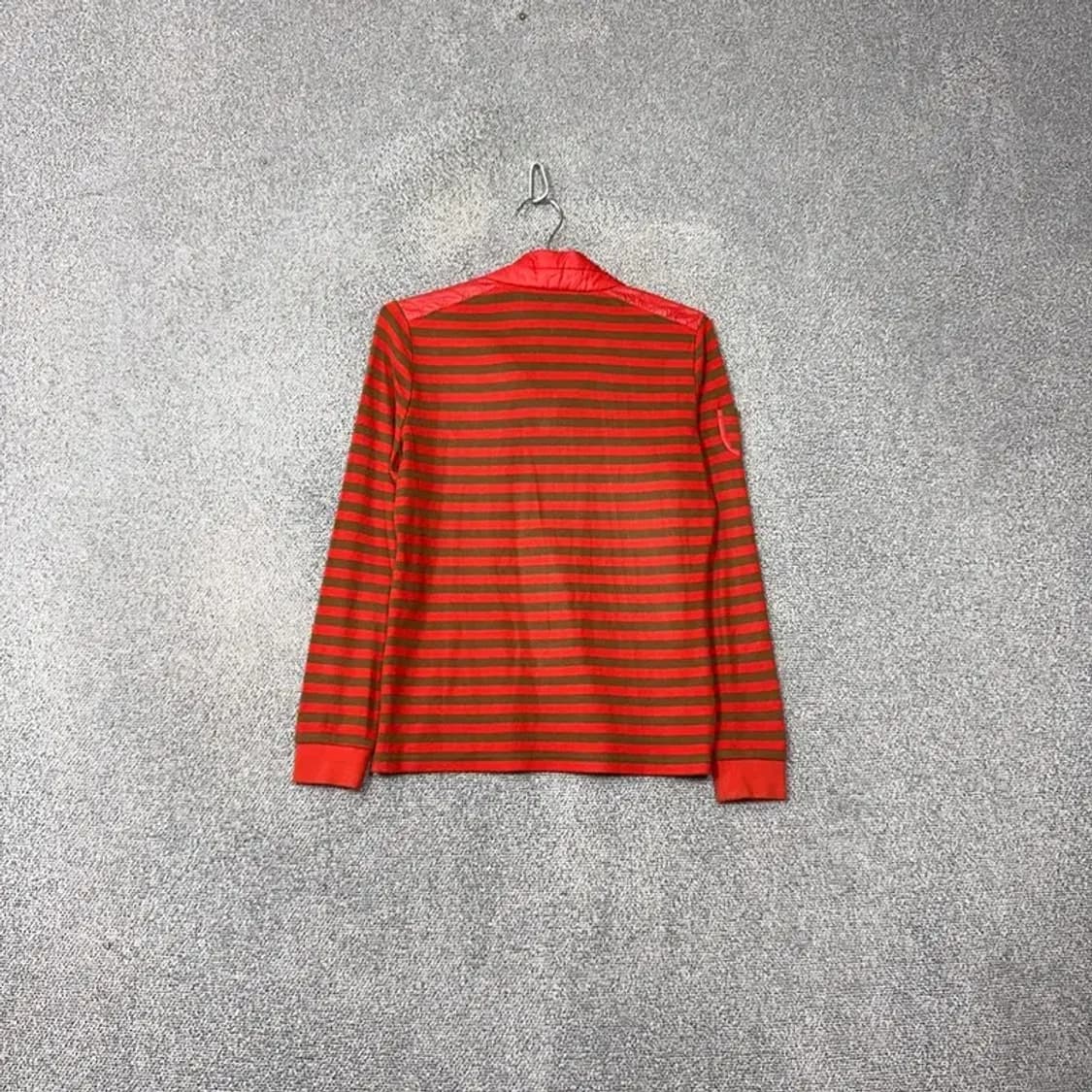 루이까스텔 스트라이프 레드 로고 등산 기능성 긴팔 카라티 95 상품이미지2