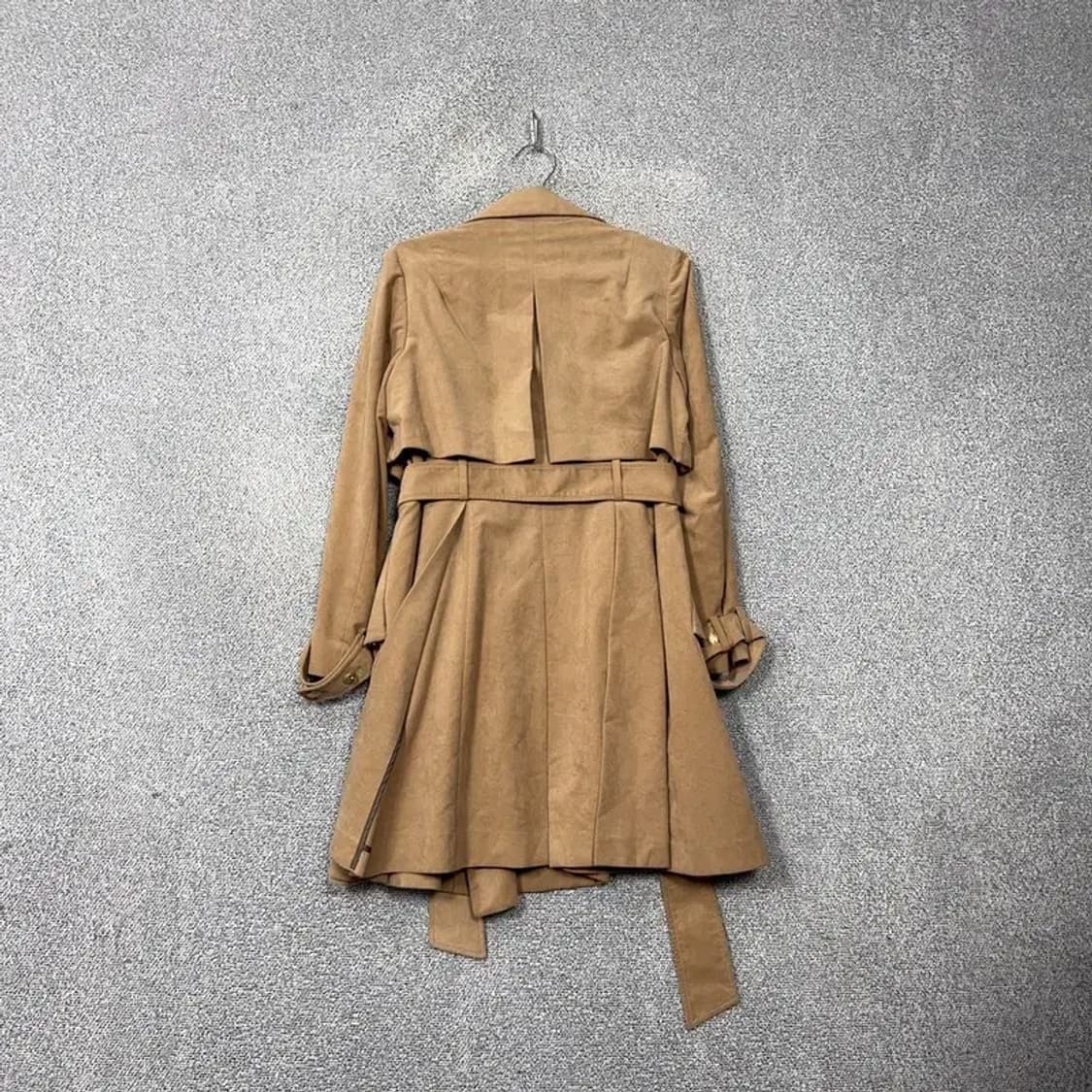 지고트 베이지 벨티드 클래식 트렌치 코트 88-90-160 상품이미지2