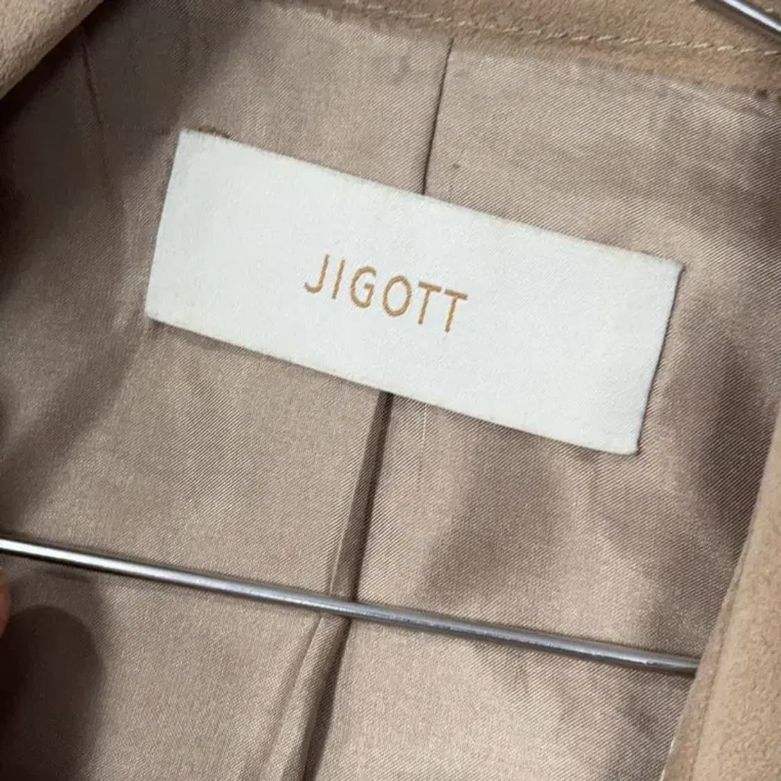 지고트 베이지 벨티드 클래식 트렌치 코트 88-90-160 상품이미지5