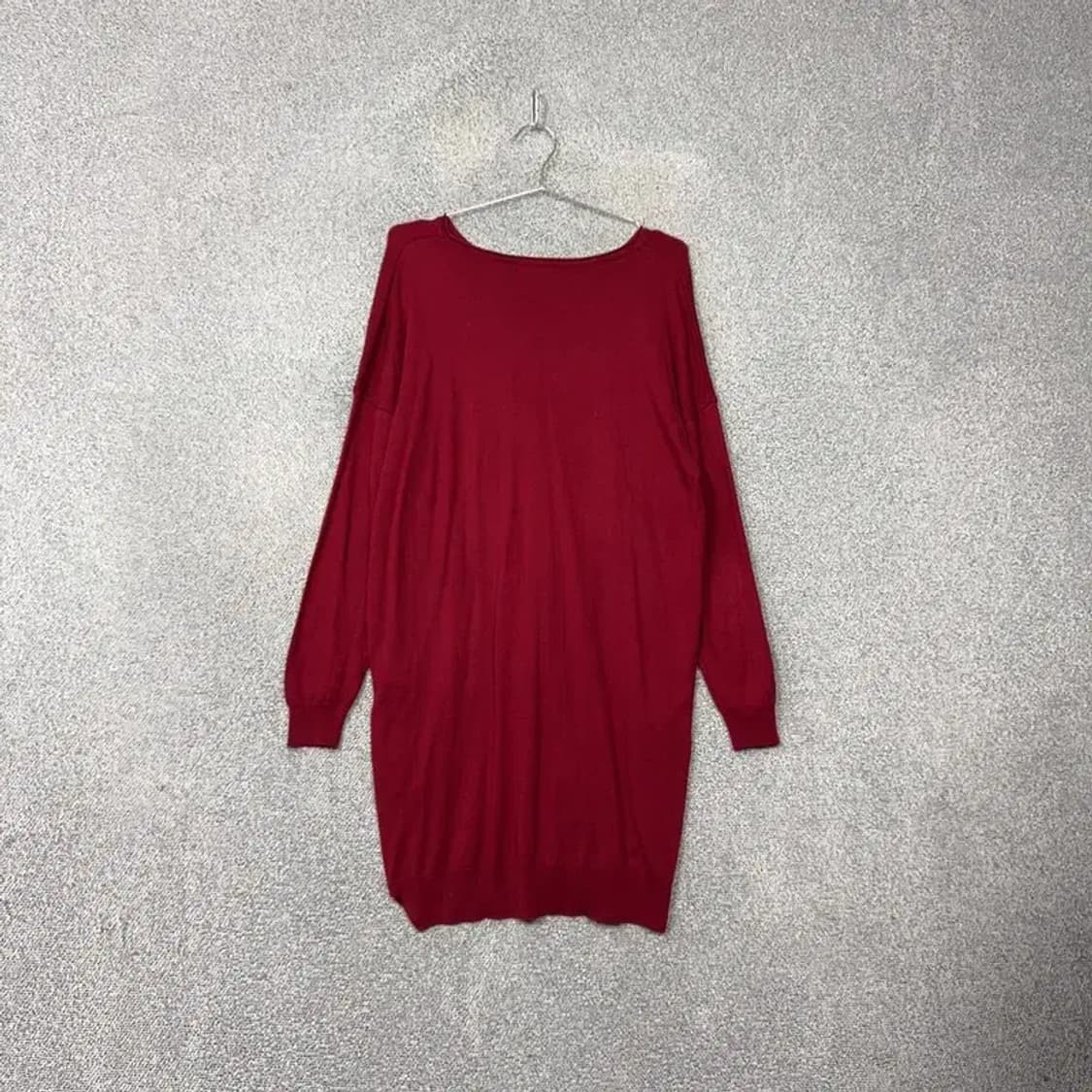 지고트 버건디 아크릴 울 롱 원피스 FREE 상품이미지2