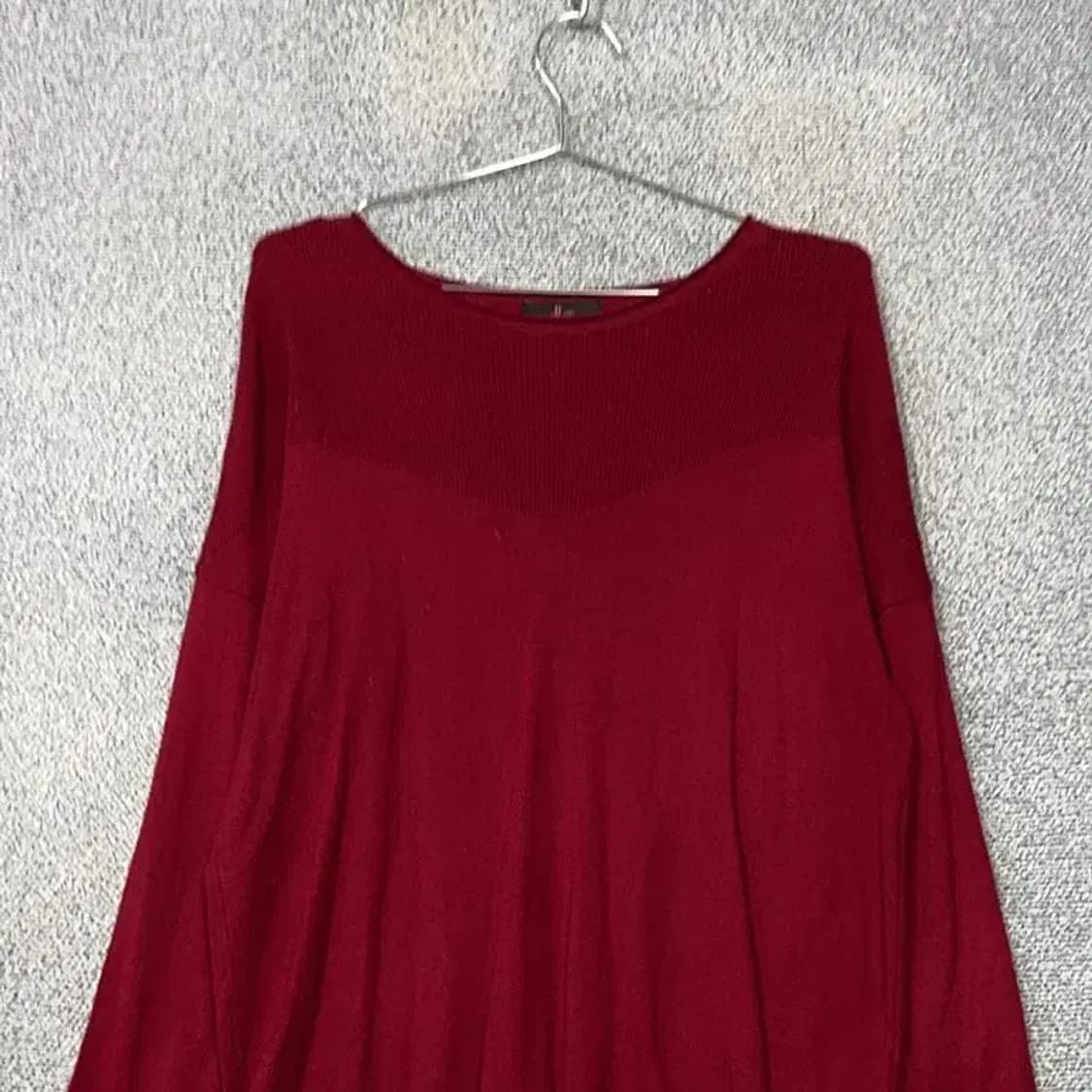 지고트 버건디 아크릴 울 롱 원피스 FREE 상품이미지3