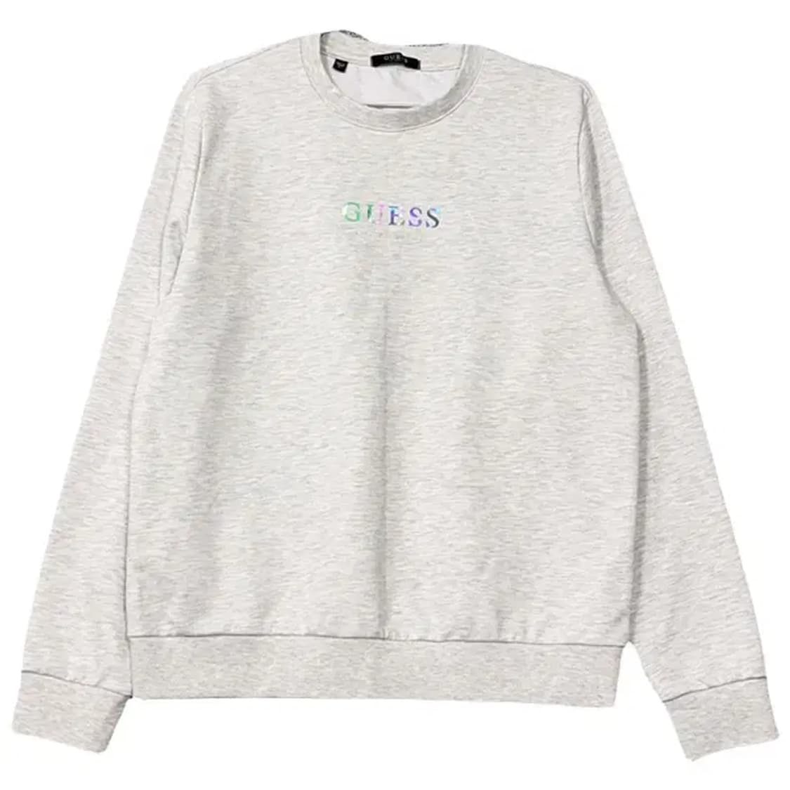 게스 프린팅 라이트 그레이 맨투맨 L 상품이미지1