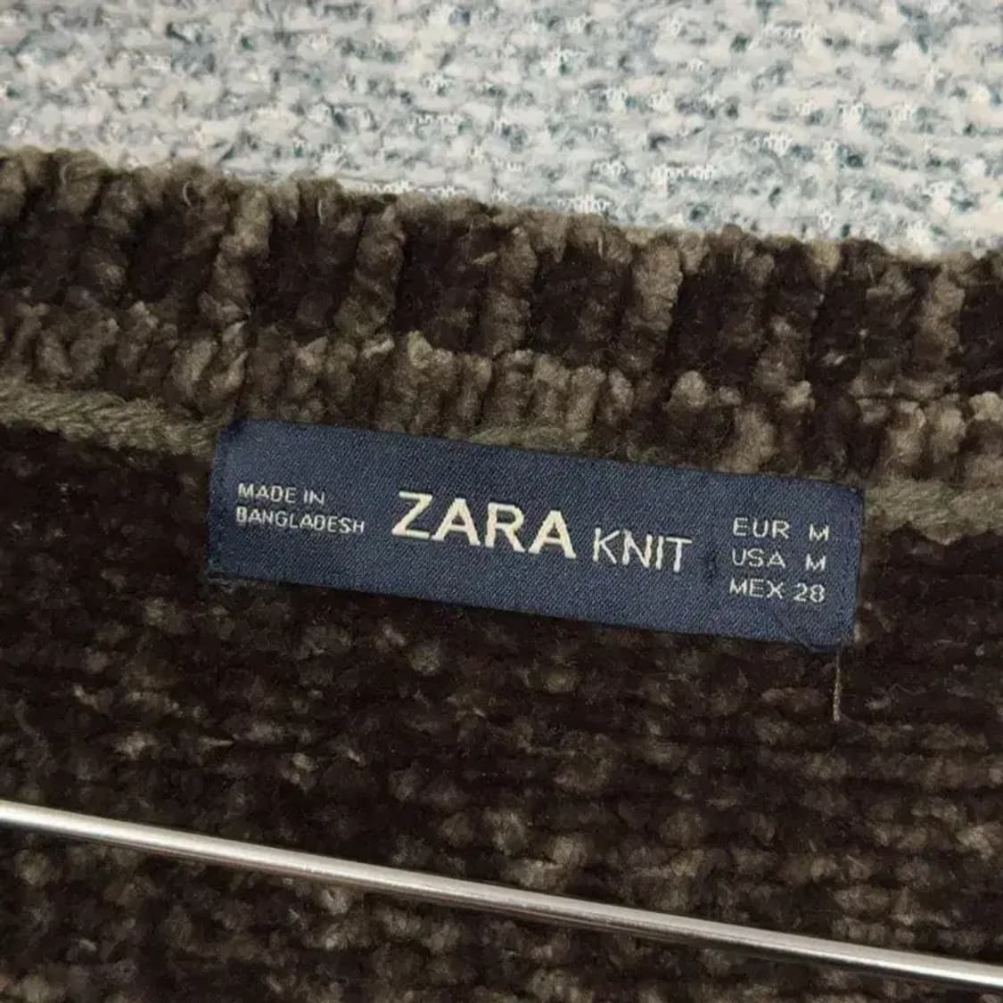 자라 빈티지 브라운 니트 M 상품이미지4