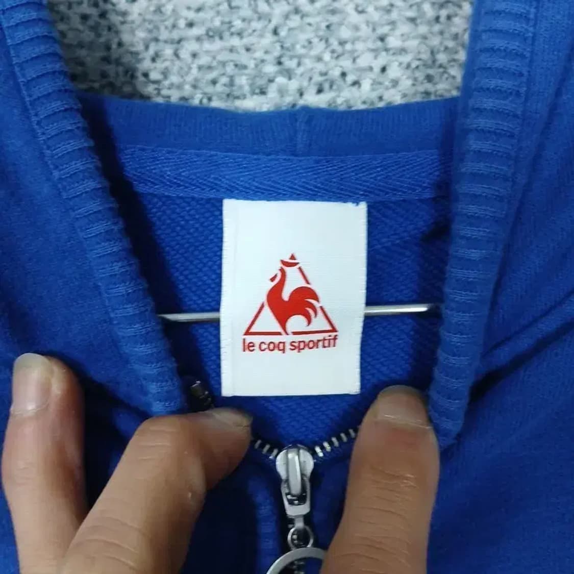 르꼬끄 반집업 블루 후드티 100 상품이미지3