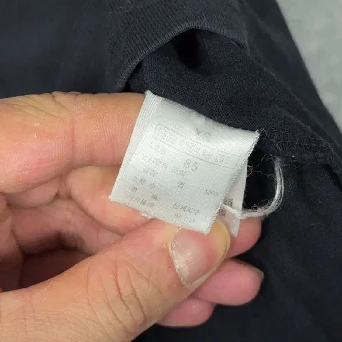 노스페이스 블랙 백프린팅 긴팔티 XS 상품이미지5