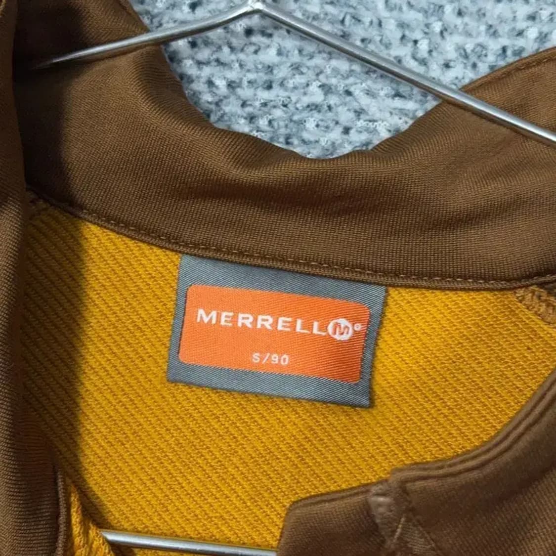 머렐 로고 기능성 반집업 긴팔티 90 상품이미지3