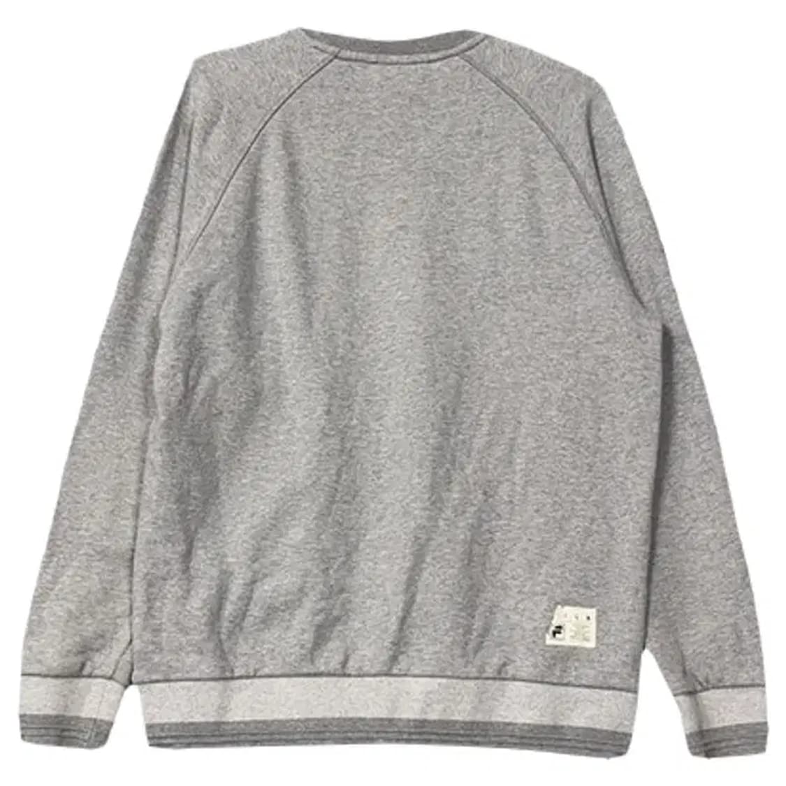 휠라 로고 라이트 그레이 맨투맨 95 상품이미지2