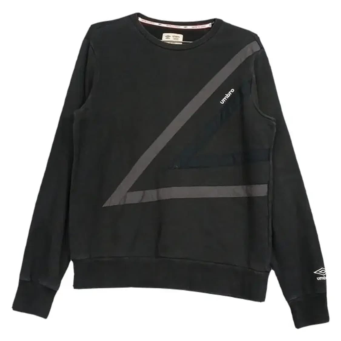 엄브로 블랙 로고 캐주얼 맨투맨 S 상품이미지1