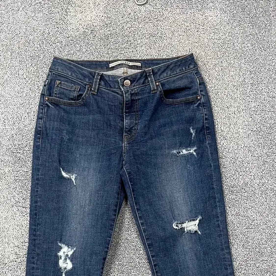 게스 네이비 워싱 여성 청바지 26 상품이미지3