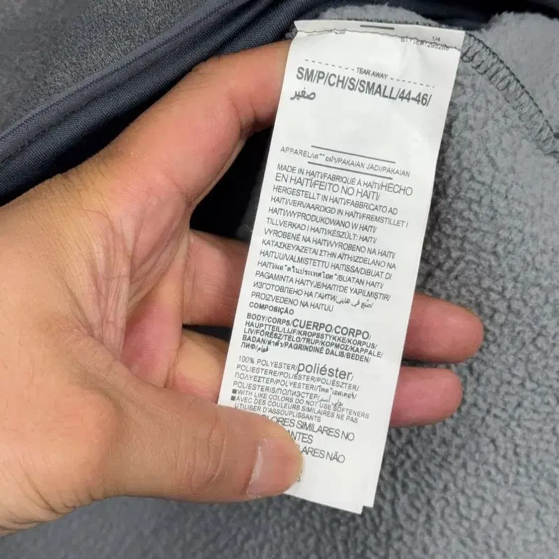 언더아머 그레이 로고 기능성 후드티 SM/P/CH 상품이미지4