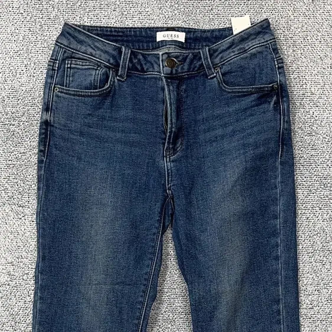 게스 실버 로고 캐주얼 스키니진 64(26) 상품이미지3