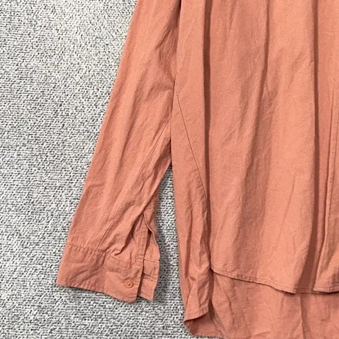 에잇세컨즈 코랄 코튼 브이넥 카라 셔츠 XL 상품이미지3