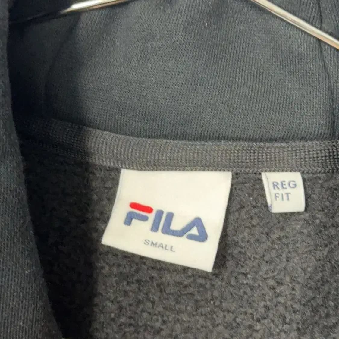 휠라 프린팅 블랙 후드티 95(S) 상품이미지3