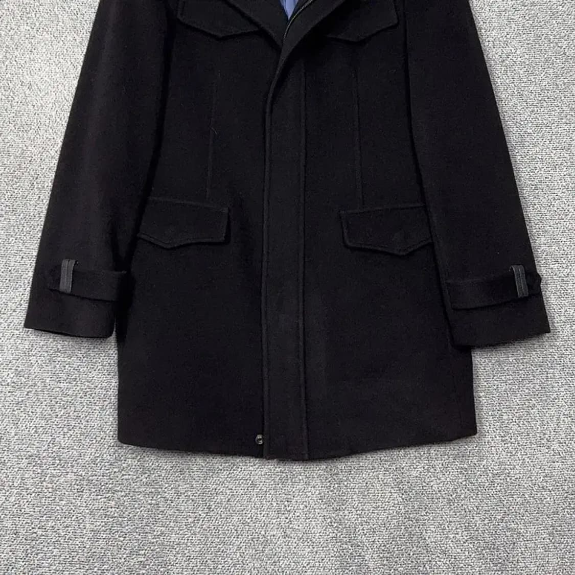 지이크 캐시미어 남성 클래식 블랙 코트 100-175(100) 상품이미지4