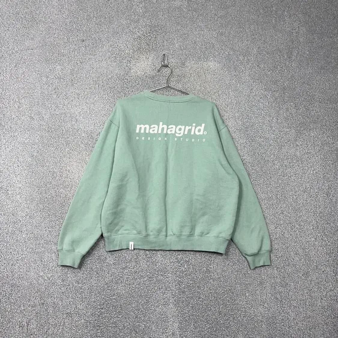 마하그리드 민트 로고 캐주얼 맨투맨 S 상품이미지2