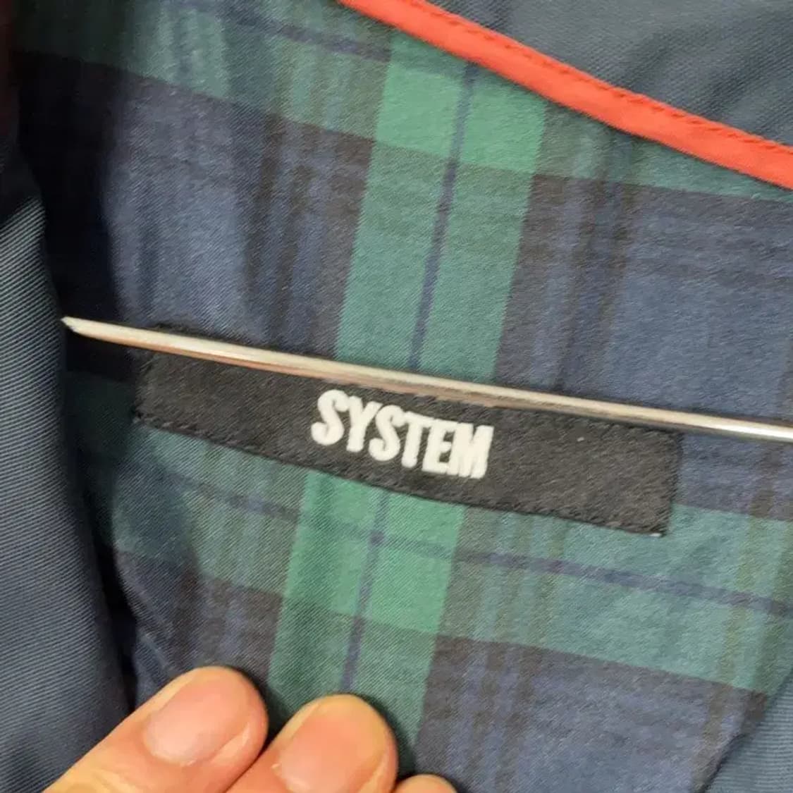 시스템 네이비 3버튼 클래식 남성 코트 95 상품이미지5