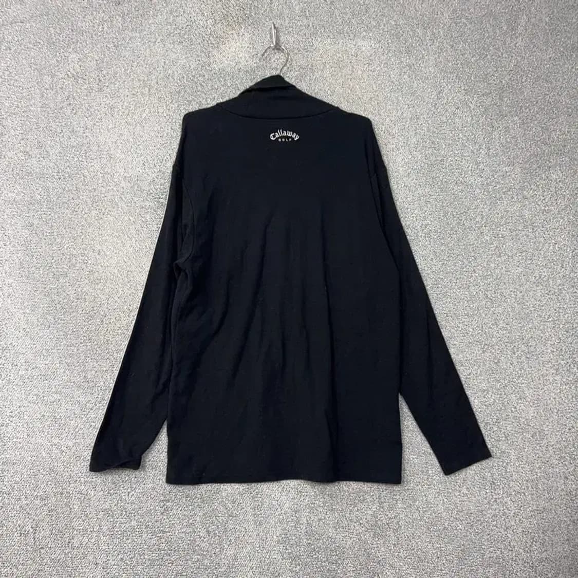 캘러웨이 네이비 골프 기능성 긴팔 티 LL 상품이미지2