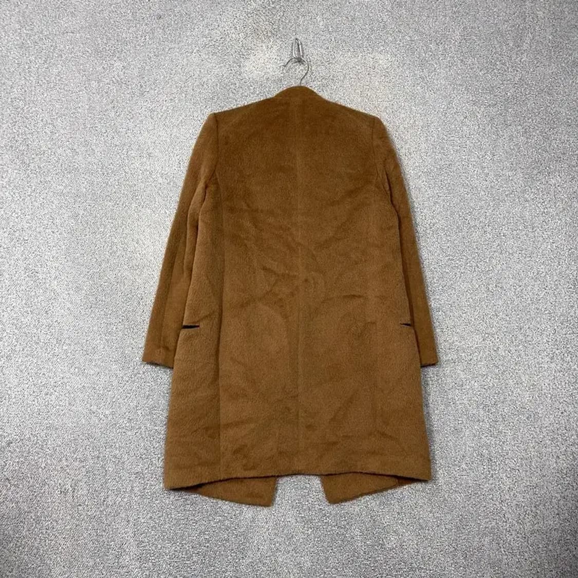 SJSJ 여성 한섬 브라운 원버튼 울 코트 XL 상품이미지2