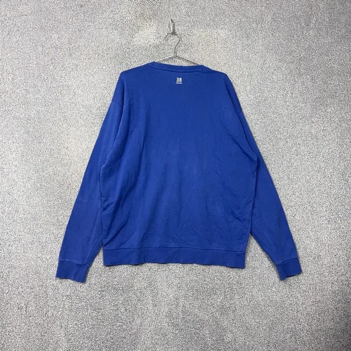 캉골 블루 로고 오버핏 맨투맨 L 상품이미지2