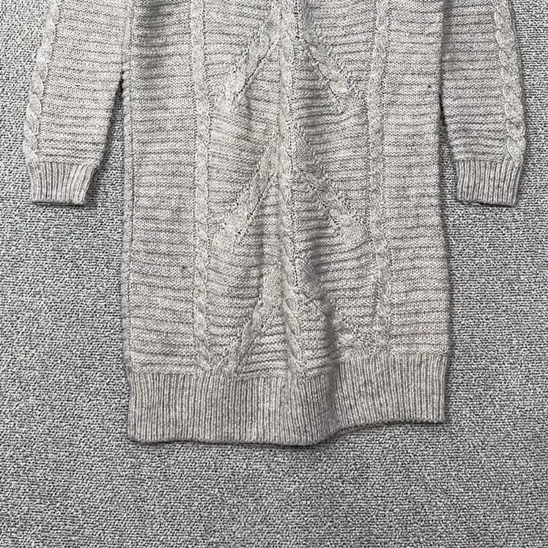 갭 라이트 그레이 아크릴 울 니트 원피스 XS 상품이미지4