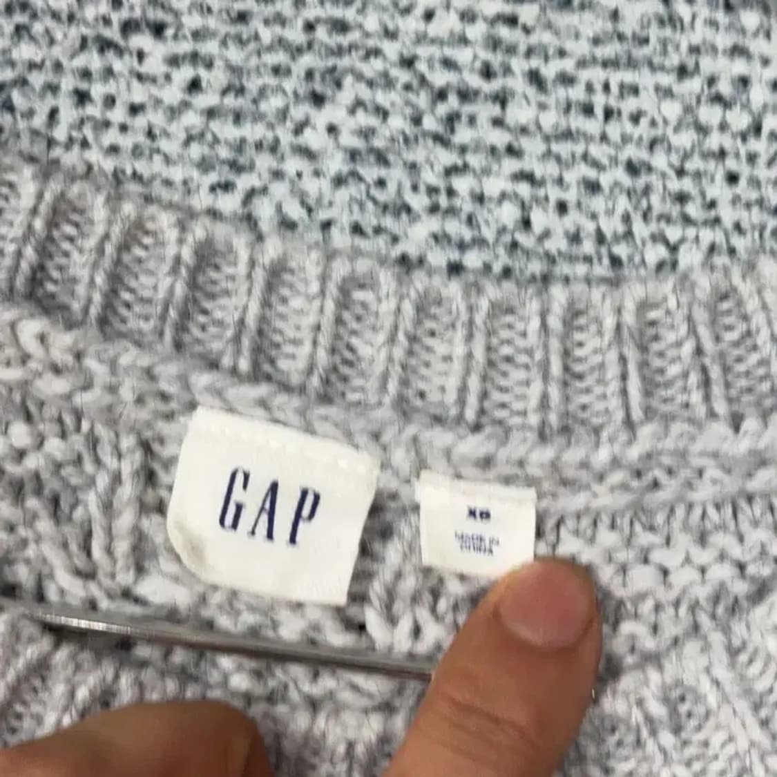 갭 라이트 그레이 아크릴 울 니트 원피스 XS 상품이미지5