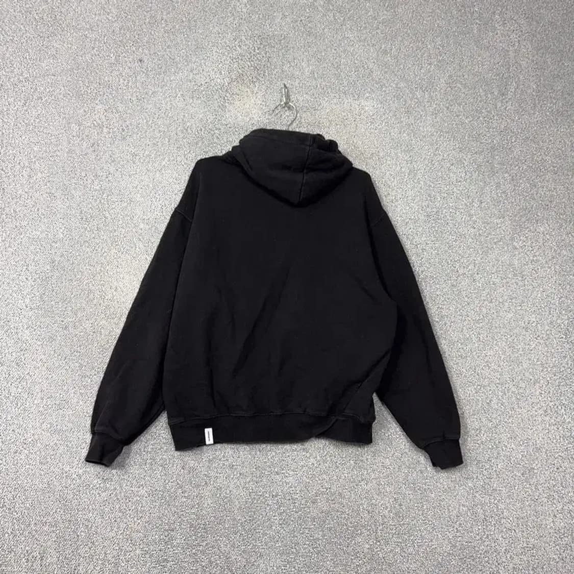 마하그리드 프린팅 블랙 후드티 M 상품이미지2