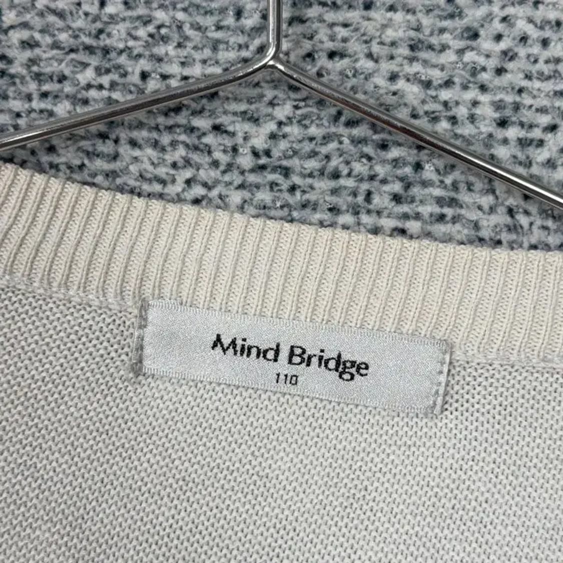 마인드브릿지 캐주얼 스트라이프 니트 110 상품이미지3