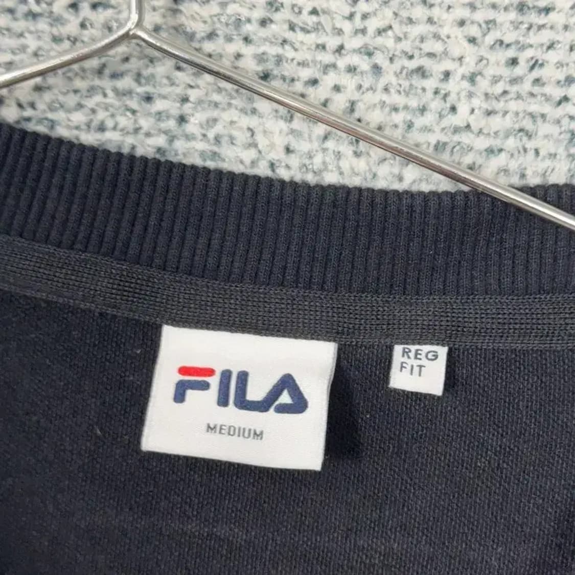 휠라 프린팅 네이비 맨투맨 MEDIUM 상품이미지3