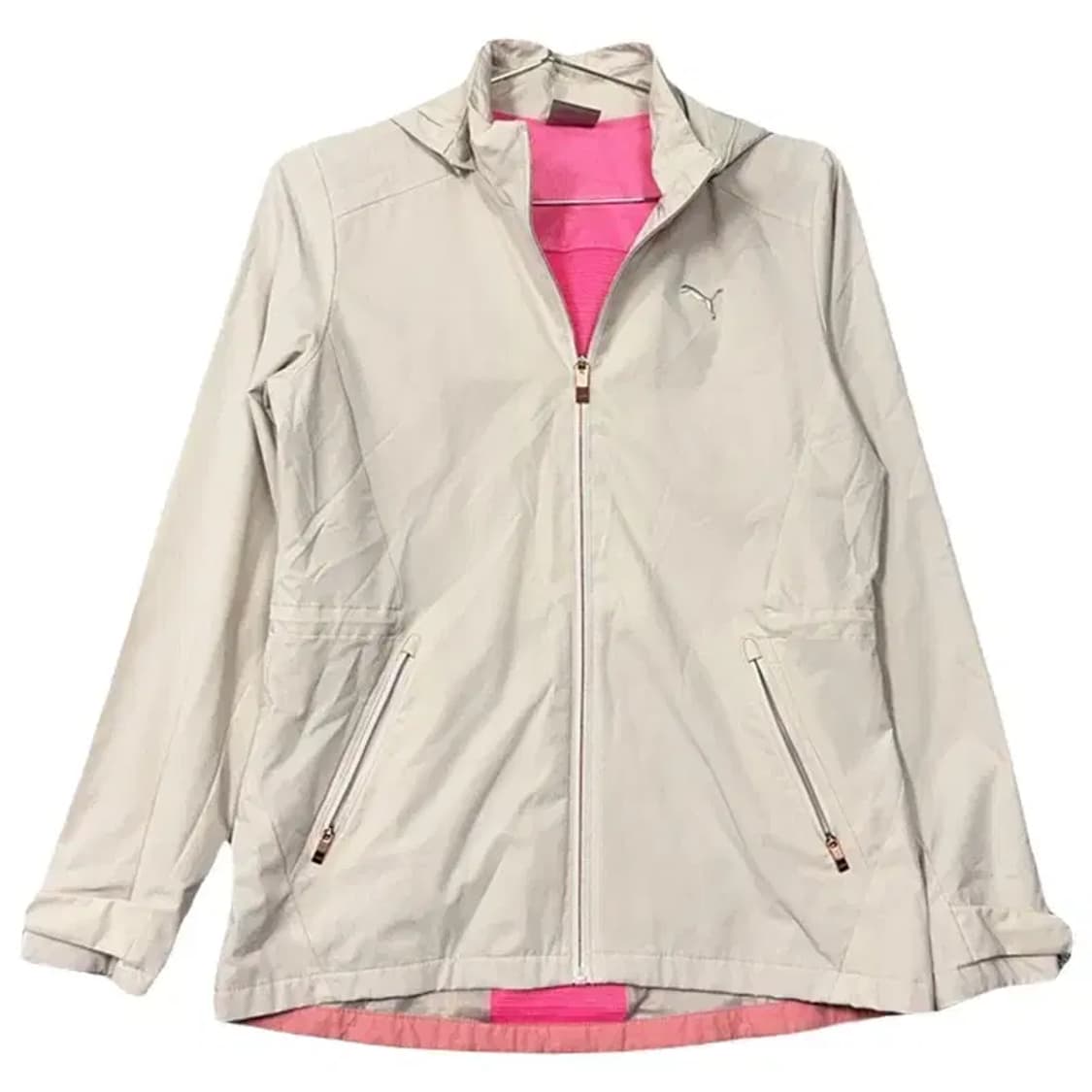 푸마 크림 로고 여성 기능성 후드 바람막이 S 상품이미지1
