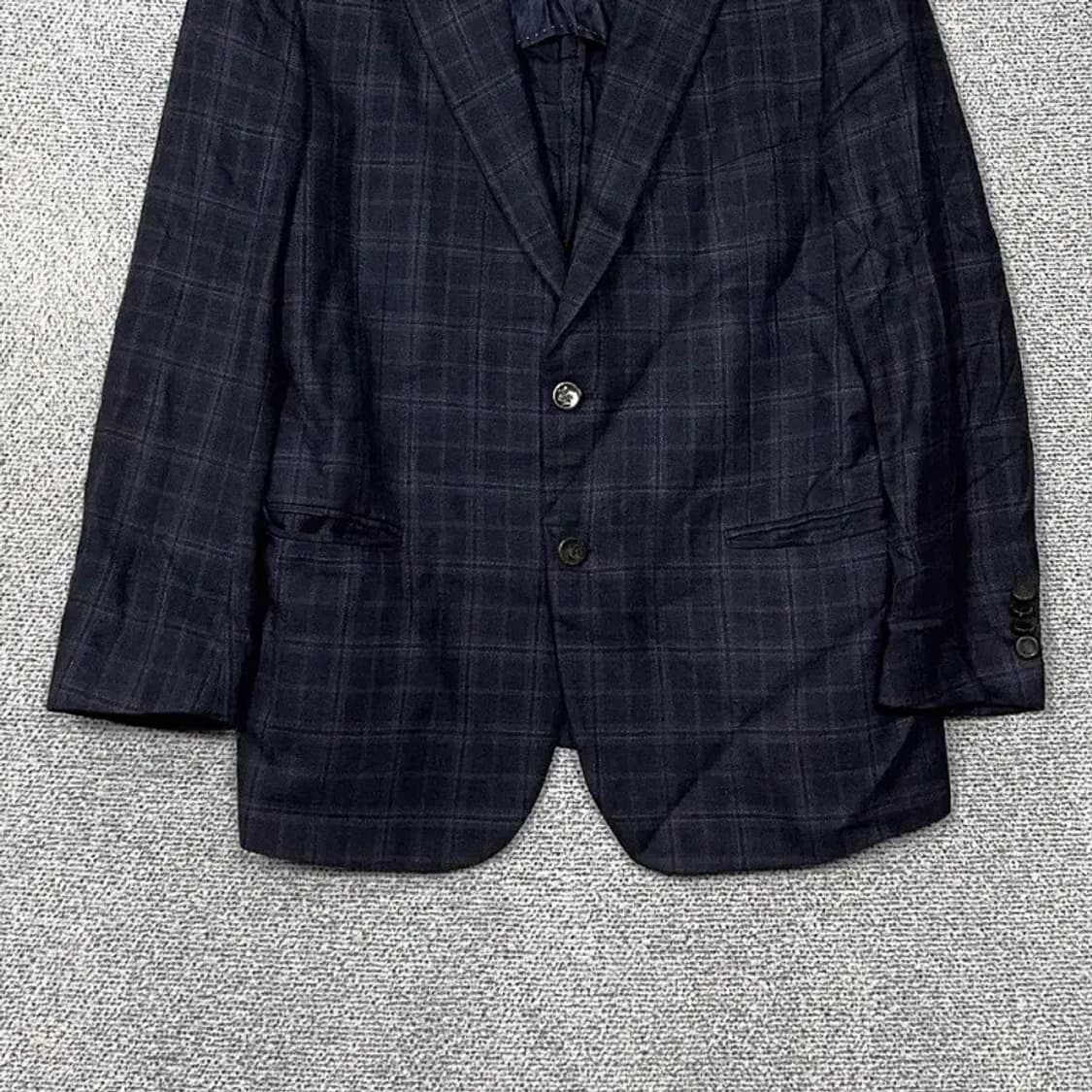 닥스 체크 네이비 블레이저 자켓 100-88-170 상품이미지4