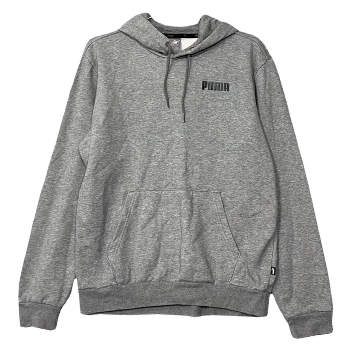 푸마 라이트 그레이 심플 로고 후드티 M 상품이미지1