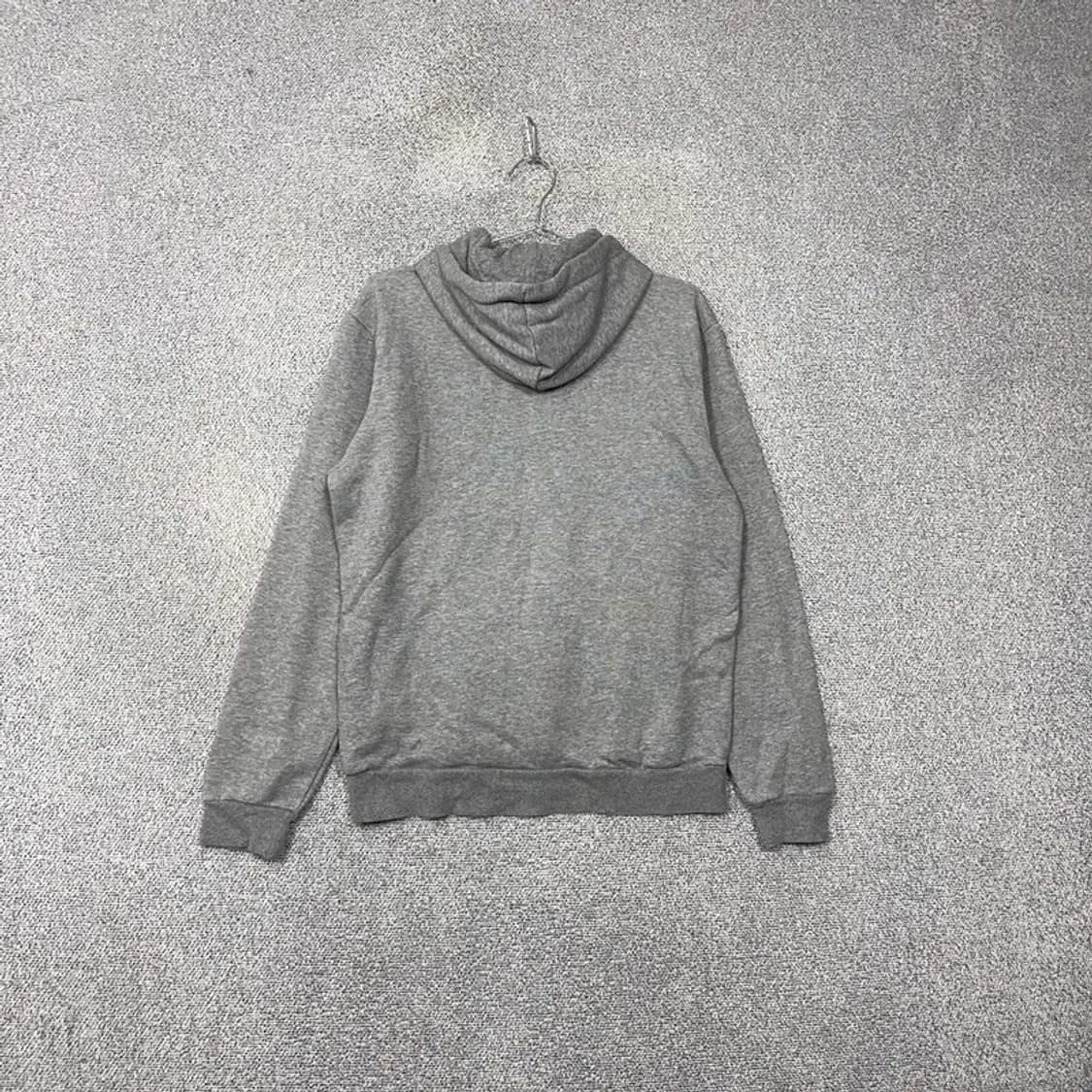 푸마 라이트 그레이 심플 로고 후드티 M 상품이미지2