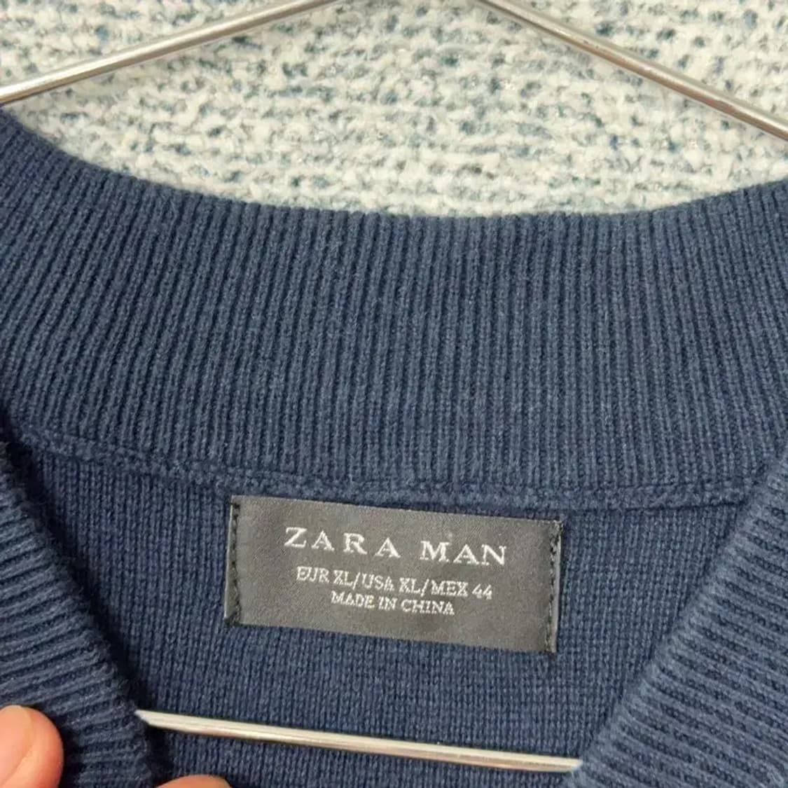 자라 네이비 남성 캐주얼 블루종 EUR XL/USA XL/MEX 44 상품이미지5