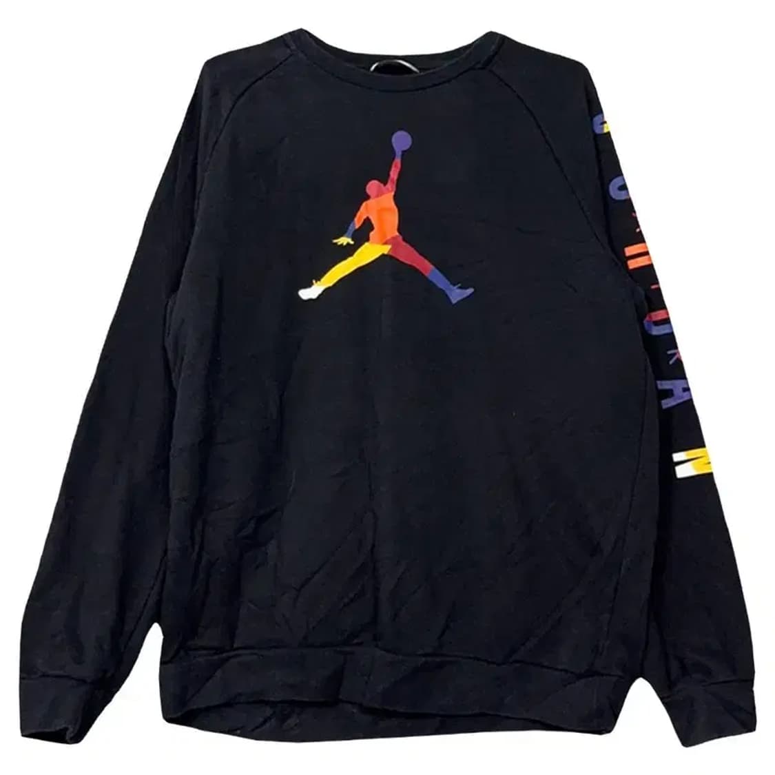 조던 프린팅 블랙 맨투맨 L 상품이미지1