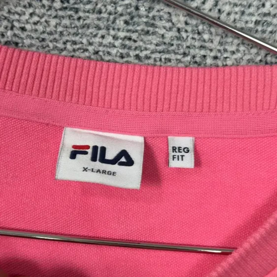 휠라 핑크 로고 맨투맨 XL 상품이미지4