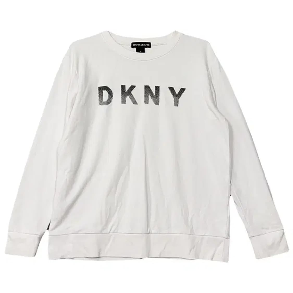 DKNY 프린팅 화이트 맨투맨 M 상품이미지1