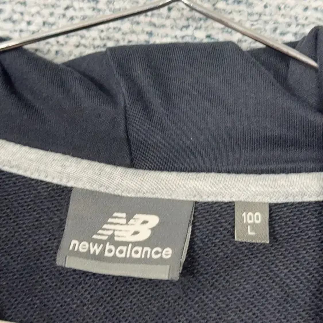뉴발란스 네이비 캐주얼 후드티 L 상품이미지3