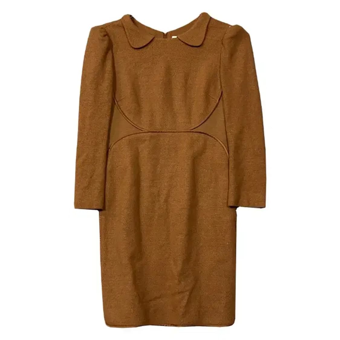 오즈세컨 실크 브라운 클래식 원피스 1 상품이미지1