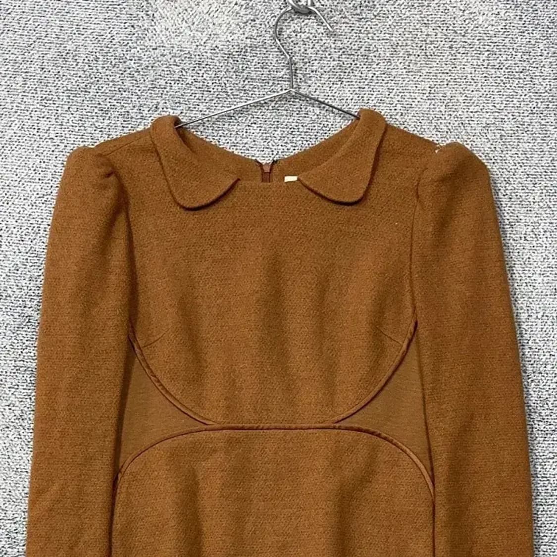 오즈세컨 실크 브라운 클래식 원피스 1 상품이미지3