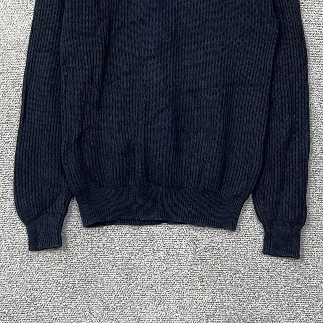 자라 네이비 캐주얼 코튼 니트 EURL/USAL/MEX42 상품이미지4