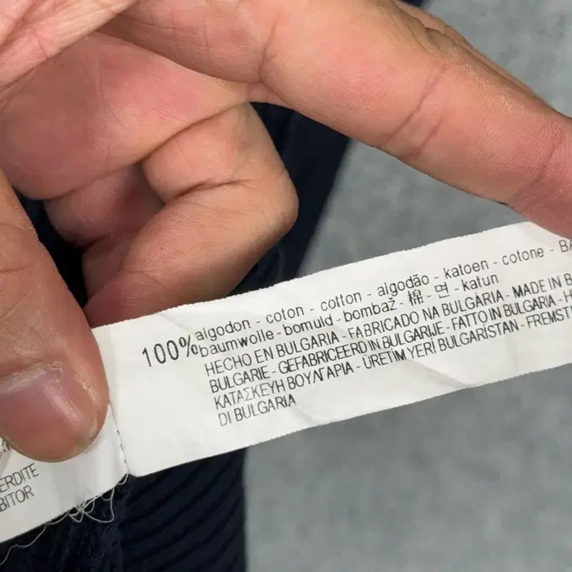 자라 네이비 캐주얼 코튼 니트 EURL/USAL/MEX42 상품이미지6