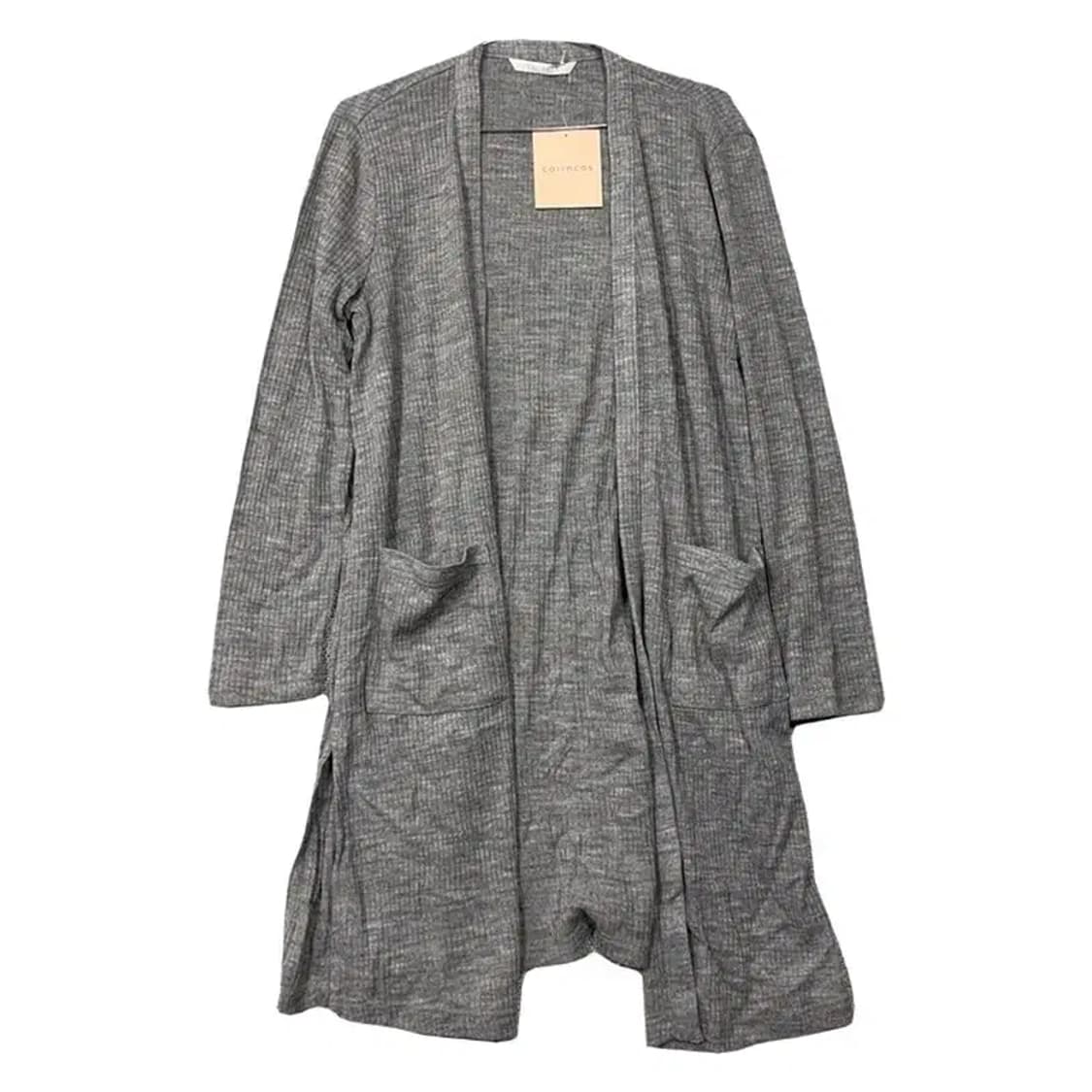 [새상품]코인코즈 그레이 롱 니트 가디건 95-170 상품이미지1