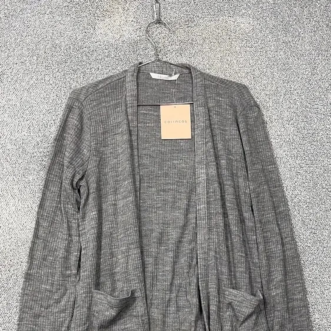 [새상품]코인코즈 그레이 롱 니트 가디건 95-170 상품이미지3