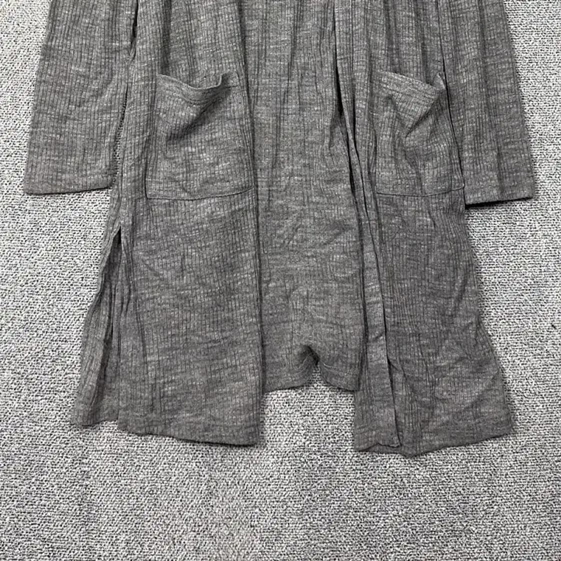 [새상품]코인코즈 그레이 롱 니트 가디건 95-170 상품이미지4