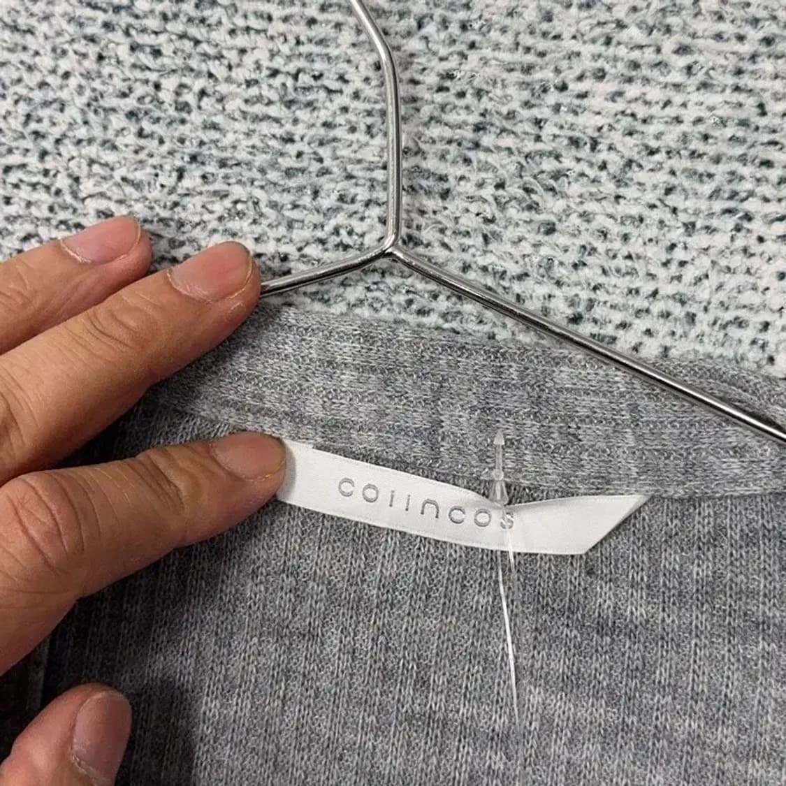 [새상품]코인코즈 그레이 롱 니트 가디건 95-170 상품이미지6