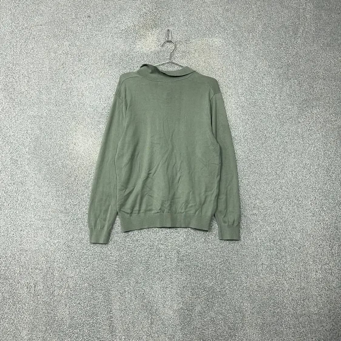 마인드브릿지 라이트 그린 카라 니트 XL 상품이미지2