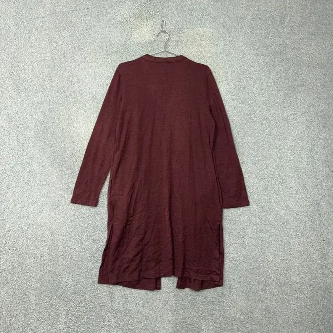 [새상품]코인코즈 버건디 롱 니트 가디건 L 상품이미지2