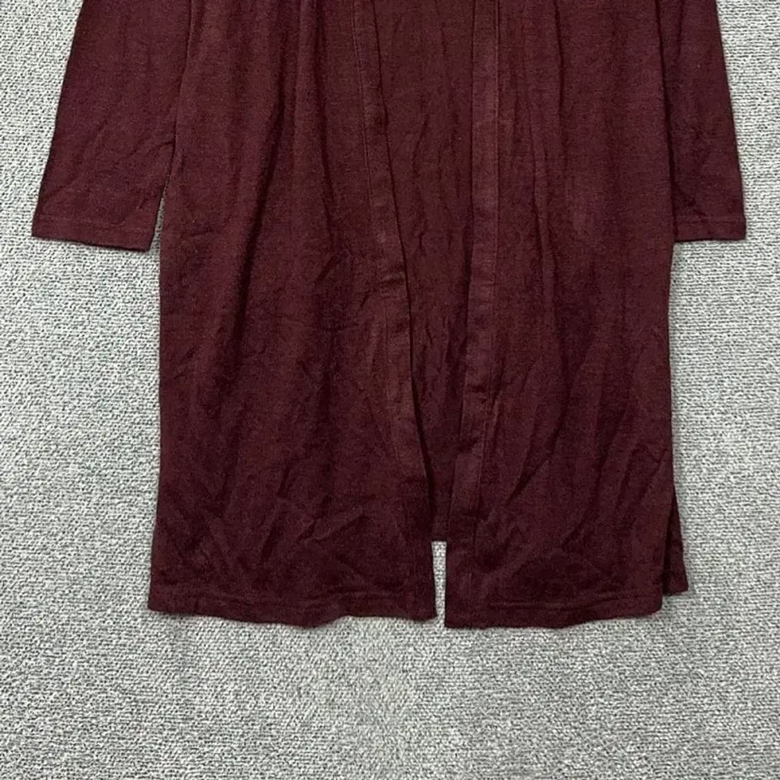 [새상품]코인코즈 버건디 롱 니트 가디건 L 상품이미지4