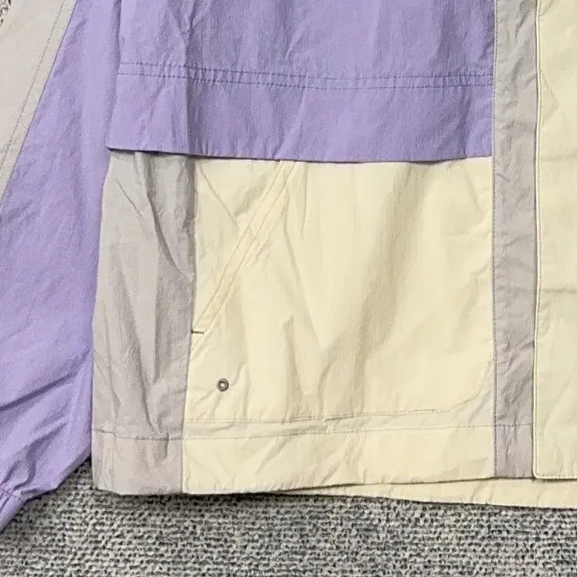 엄브로 라이트 퍼플 오버핏 바람막이 윈드 자켓 85(XS) 상품이미지3