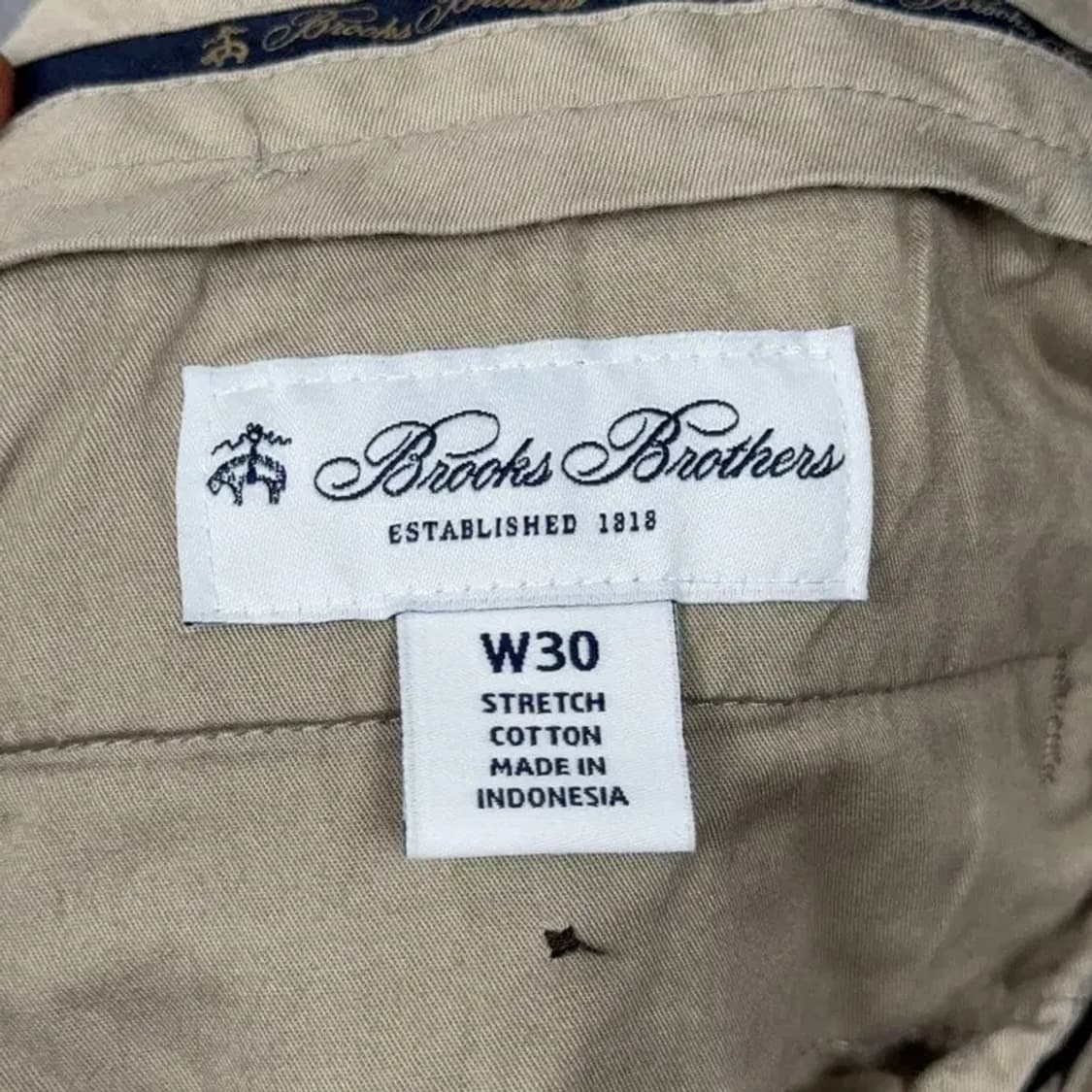 브룩스브라더스 베이지 코튼 캐주얼 면 바지 W30 상품이미지5